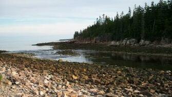 Acadia National Park Schemering Wallpaper