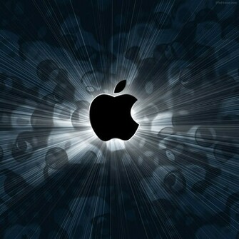 Tablet Apple Logo Wallpaper Background