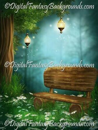 Fairy Glow Digital Background Fantasy
