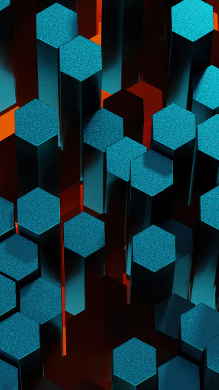 Hexagon 3d Abstract 4k Wallpaper iPhone HD Phone 2450f