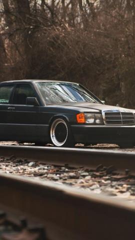 Vintage Mercedes iPhone Wallpaper