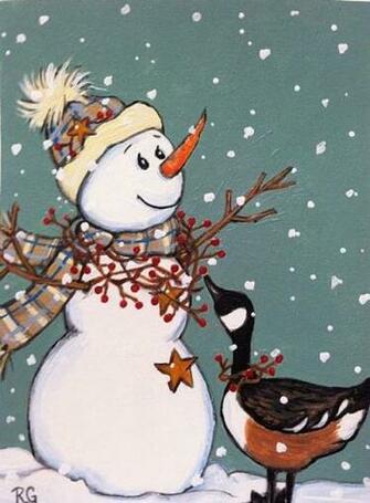 Country Snowman