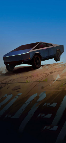 Tesla S Revolutionary Electric Cybertruck Wallpaper