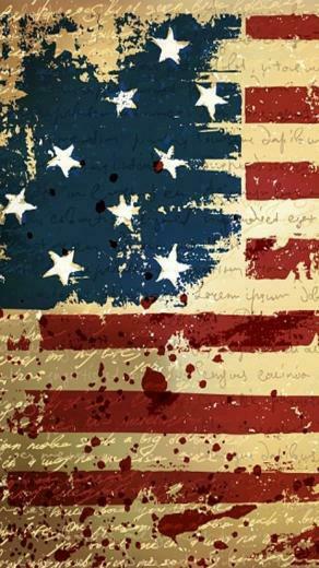 Usa Flag Theme Background iPhone Wallpaper Tags