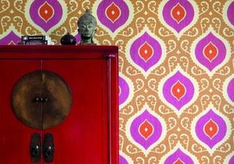 Boho Chic Wallpaper Room