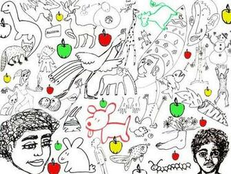 Doodle Art Wallpaper 40chienmingwang