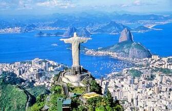 Rio De Janeiro In Brazil Background Wallpaper