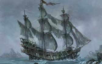 Ships Flying Dutchman Artwork Sail Ship Sailing Wallpaper