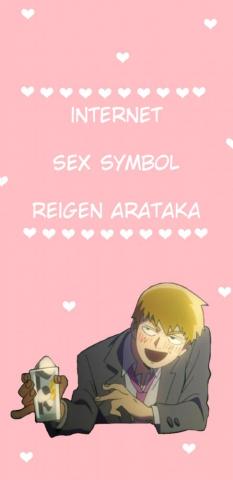 Reigen Arataka Phone Wallpaper Edit By Me