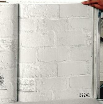 Korean 3d Wallpaper White Brick Effect S2241