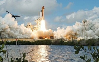 Space Shuttle Launch HD Wallpaper Planets