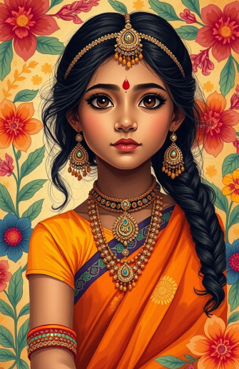 Indian Girl Wallpaper
