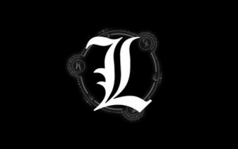 Death Note L Black Background Wallpaper Anime