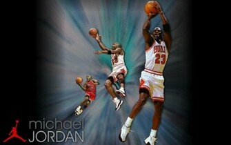 Black Red Sport Wallpaper With Michael Jordan Playing Basketball