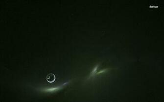 Green Nebula Wallpaper Space