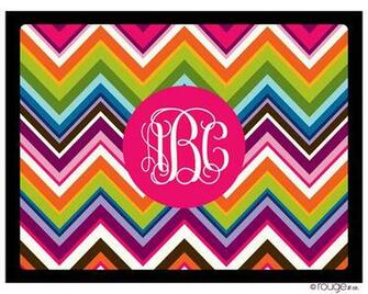 Pretty Sure This Was Made For Me Chevron And A Monogram Perfection