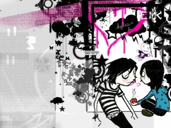 Cute Emo Love Background