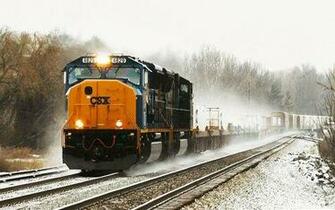 Railroad Train Winter