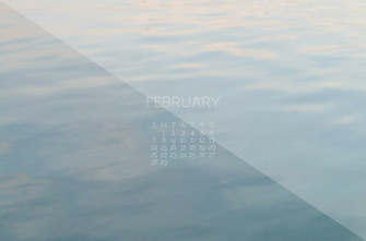 February Desktop iPhone Wallpaper