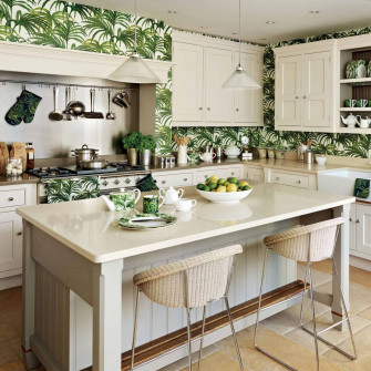 Fun Ways To Wallpaper Your Kitchen