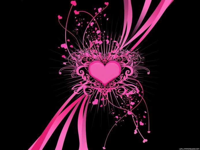 Pink And Black Background For Desktop