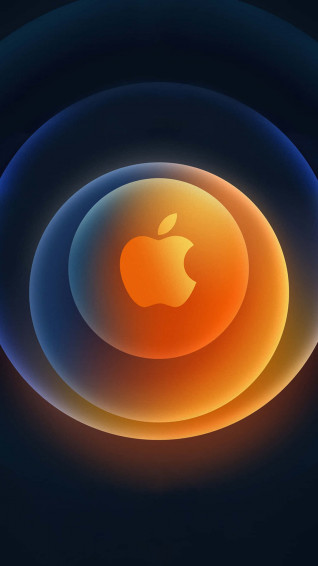 Apple Logo On iPhone X Wallpaper
