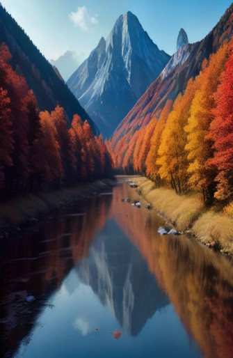 Red Nature Wallpaper