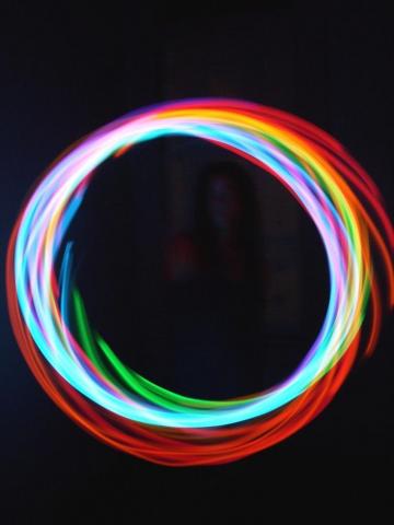 Rechargeable Chakra Led Hula Hoop Hoops