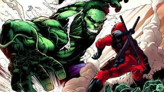 Deadpool Marvel Comics Gun Ninja Heroes Hulk Wallpaper