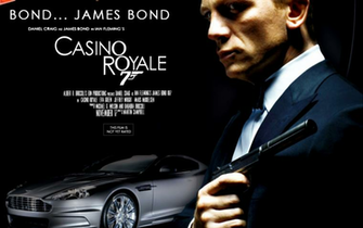 In Casino Royale Wallpaper Stock Photos