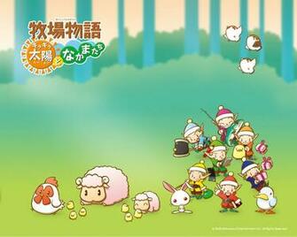 Wallpaper Harvest Moon Sunshine Islands