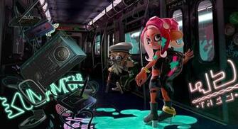Splatoon Octo Expansion Promo Art Background 4k