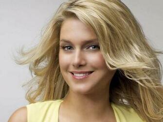 Wallpaper Jeanette Biedermann Blonde Girl