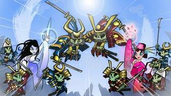 Skulls Of The Shogun Wallpaper In