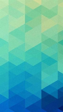 Triangle Art Euro Blue Moda Pattern iPhone Wallpaper