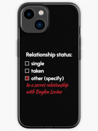 Baylen Levine Relationship iPhone Case By 2girls1shirt