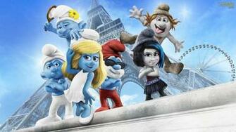 Smurfs Papel De Parede Wallpaper Os