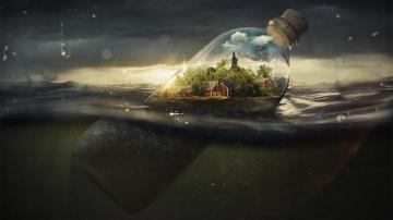 Sea Water Photo Manipulation Village Split