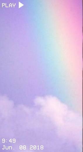 On Art In Rainbow Wallpaper Pastel