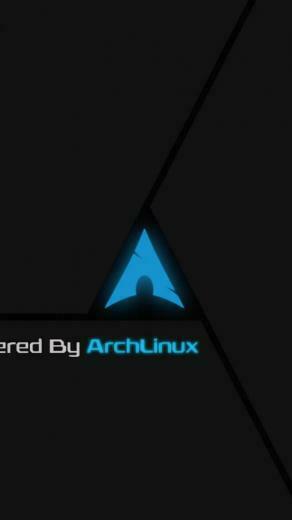 Dark Linux Custom Arch Digital Art 2d Gnu Wallpaper