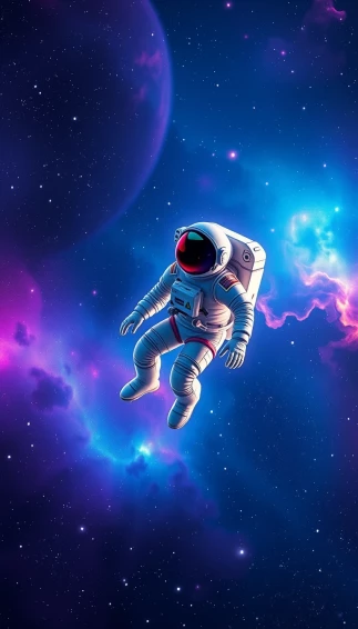 Cool Astronaut Phone Wallpaper