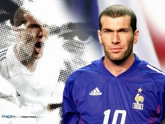 Wallpaper De Zinedine Zidane Real Madrid Equipe France