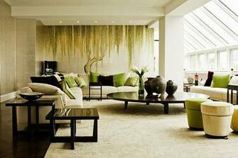 Japanese Korean Style Hand Painted Wallpaper Asian Living Room