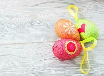 Easter Eggs Decoration HD Photo Wallpaper