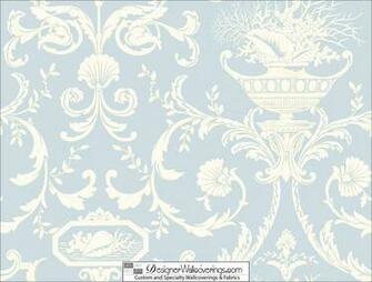 Damascino Wallpaper Print Damask Of The Sea Tab Designer