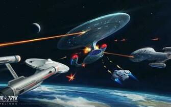 Star Trek Timelines Ship Battle Wallpaper Widescreen HD