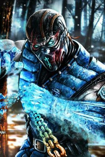 Sub Zero Mortal Kombat X Art