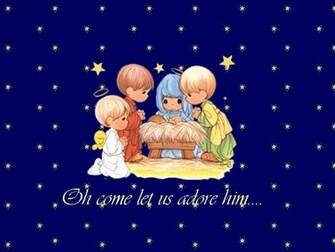 Precious Moments Christmas Wallpaper