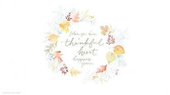 Be Thankful Wallpaper
