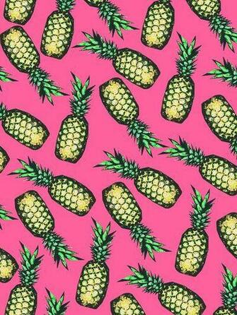 Pink Pineapple Wallpaper Prints